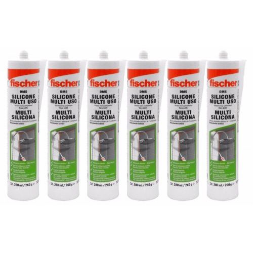 SELLADOR SILICONA FISCHER MULTIUSO BLANCO 280ML