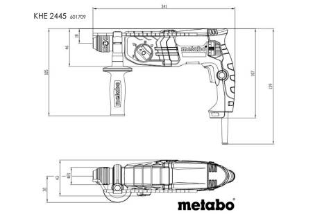 ROTOMARTILLO METABO KHE 2445 SDS PLUS 800W