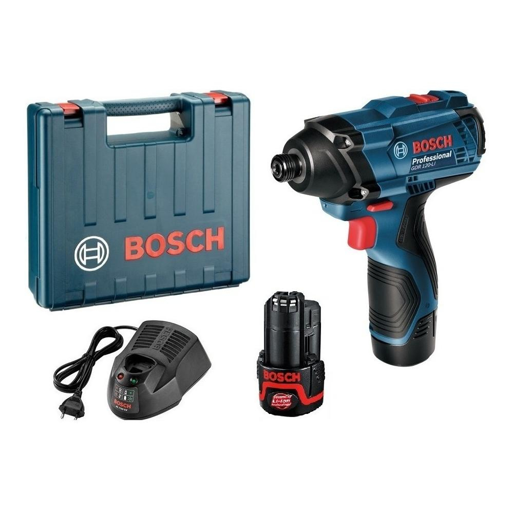 LLAVE DE IMPACTO BOSCH GDR 120- LI 12V 2BAT+CARG