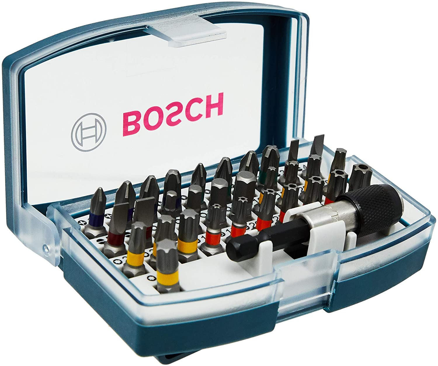 SET AZUL BOSCH 32 PZ. PARA ATORNILLADOR 017359