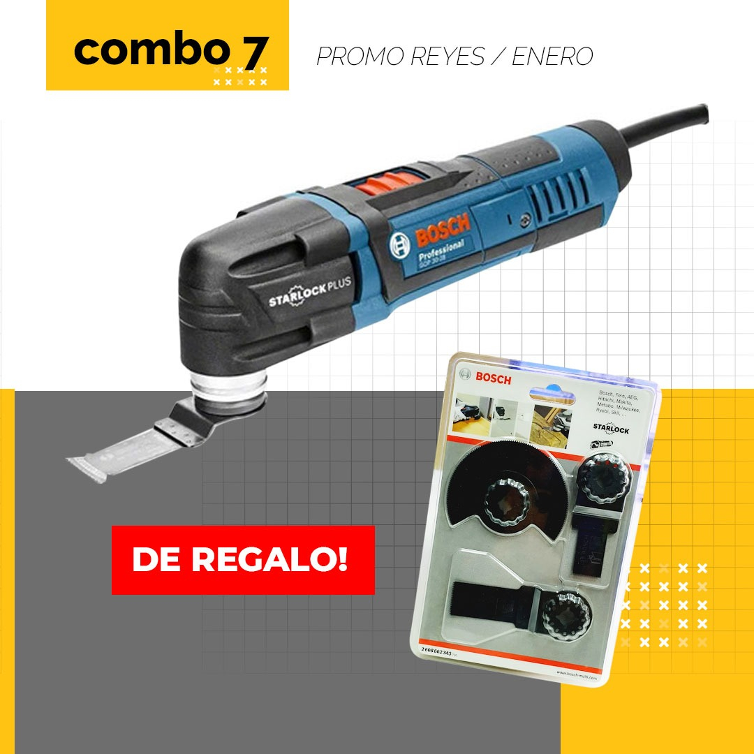 HERRAMIENTA MULTIPROPOSITO BOSCH GOP 30-28 + REGALO SET MULTIFUNCIÓN