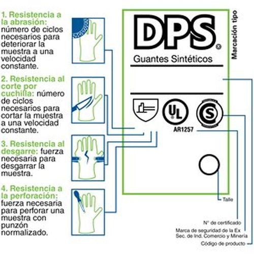 GUANTE DEPASCALE PVC ROJO LARGO 40CM DPS31545