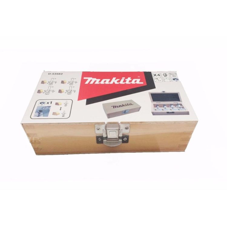 SET DE FRESAS MAKITA D-53562 1/4" 4 PIEZAS