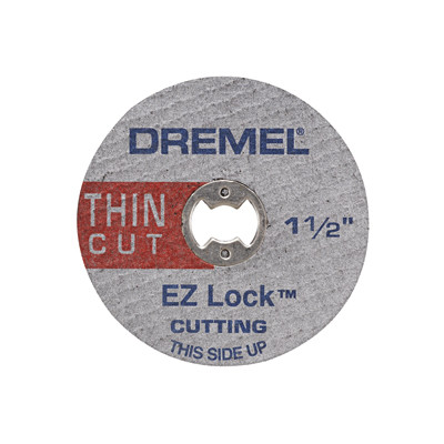 KIT DISCOS DE CORTE METAL DREMEL 5 PIEZAS EZ-LOCK EZ409 38 MM