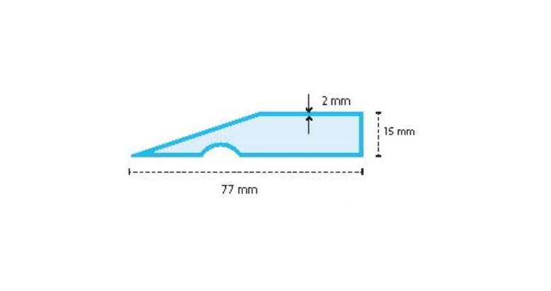 REGLA DE ALUMINO YESERO TIPO A 130 CM