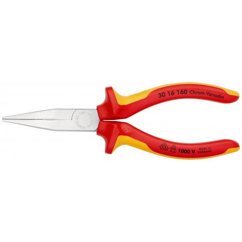 PINZA DE PUNTA 160MM KNIPEX 1000V 30-16-160