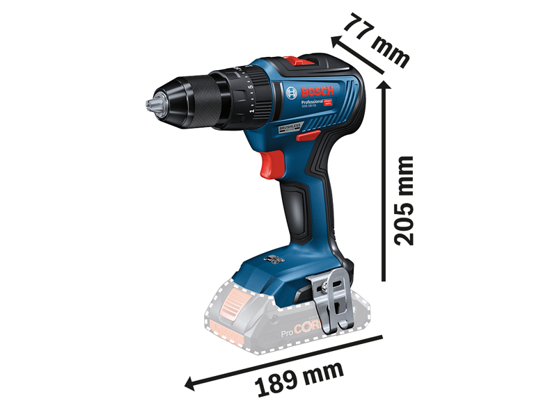 TALADRO ATORNILLADOR BOSCH GSB 18V-50 SIN BATERIAS NI CARGADOR