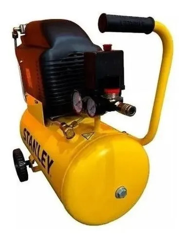 COMPRESOR STANLEY 24 LTS 2 HP 8 BAR CON KIT 3 PZ C105