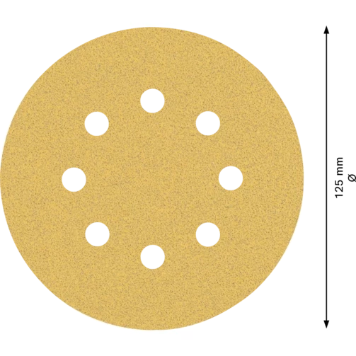 DISCO DE LIJA BOSCH 125MM GR80 POR UNIDAD EXPERT 900910