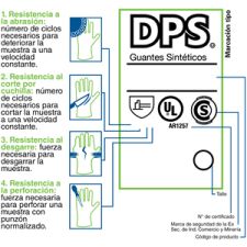 GUANTE SINTETICO NEGRO DEPASCALE T9 DPS85194