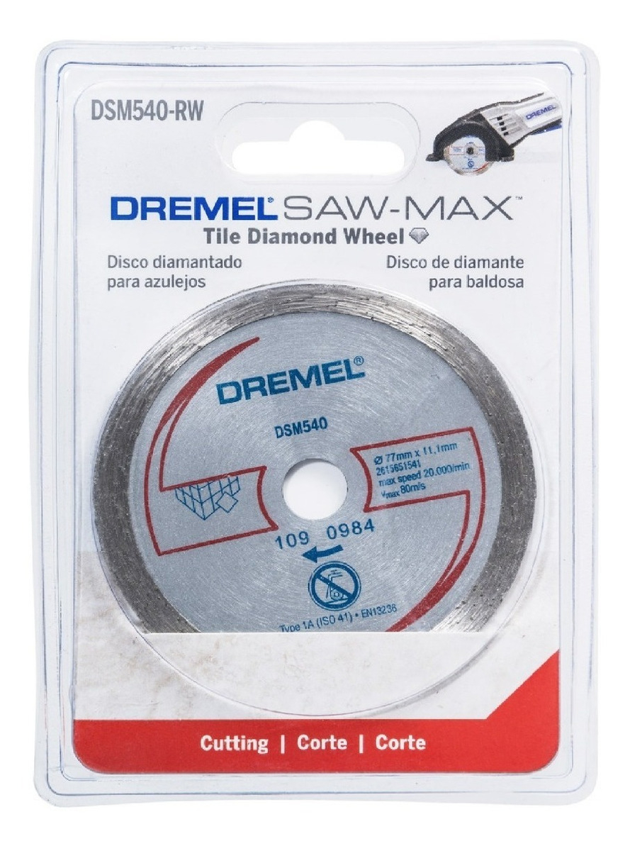 DISCO DE CORTE DREMEL SAW MAX DSM540-RW